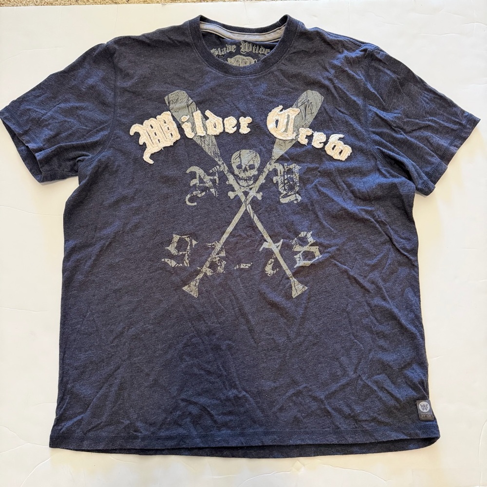 Vintage Slade Wilder Destroy Tradition Graphic Tee Shirt